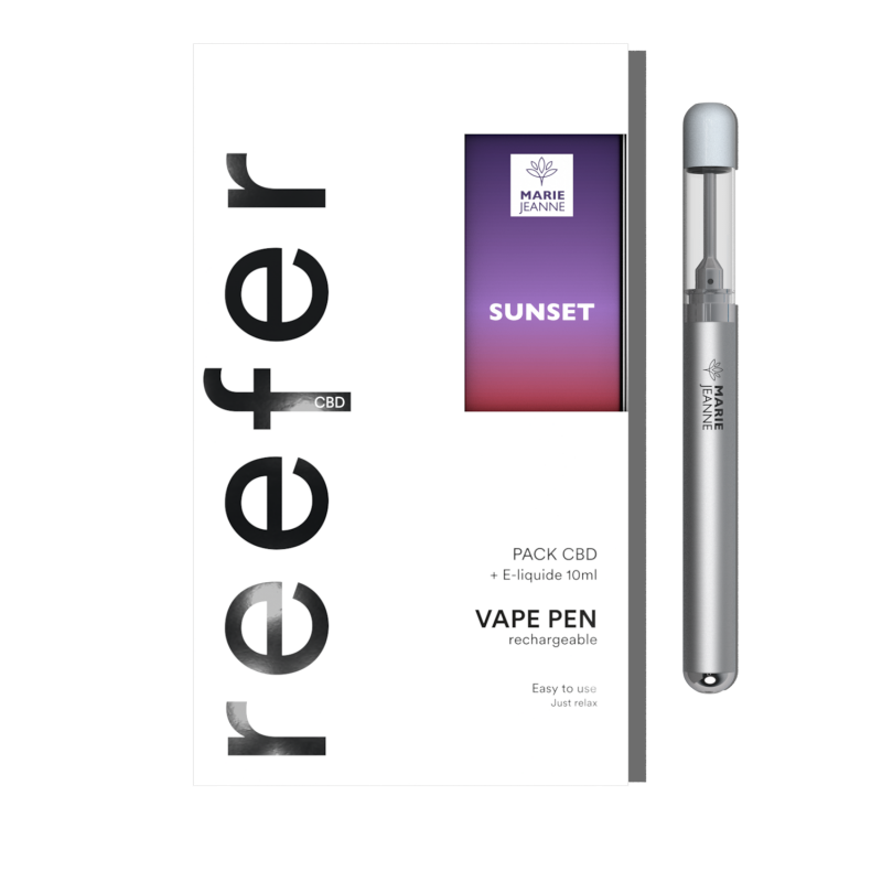 [CBD_VAPMJSUNS] Kit Vape Pen MJ Reefer + SUNSET 300